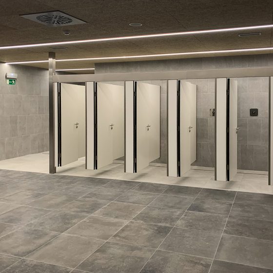 Cabinas sanitarias para cuartos de baño